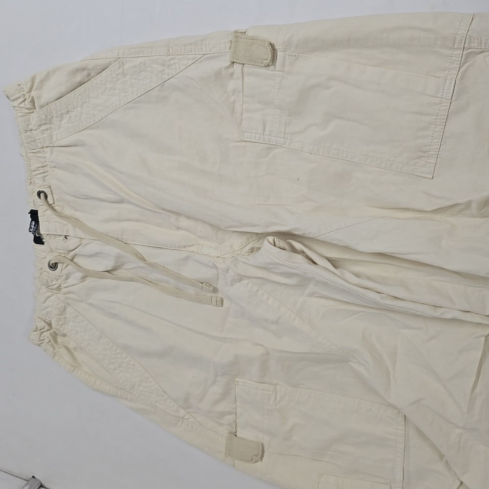 Jaded London Pants Mens S Beige Baggy Utility Cargo Parachute Paratrooper - Picture 5 of 11